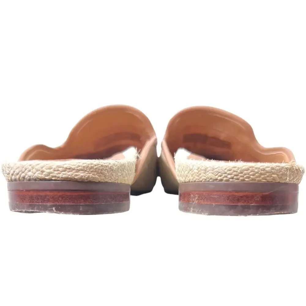 VIONIC Willa Flat Mule in Natural Raffia Tan Woven Loafers Comfort Women's 9.5 - Picture 8 of 11